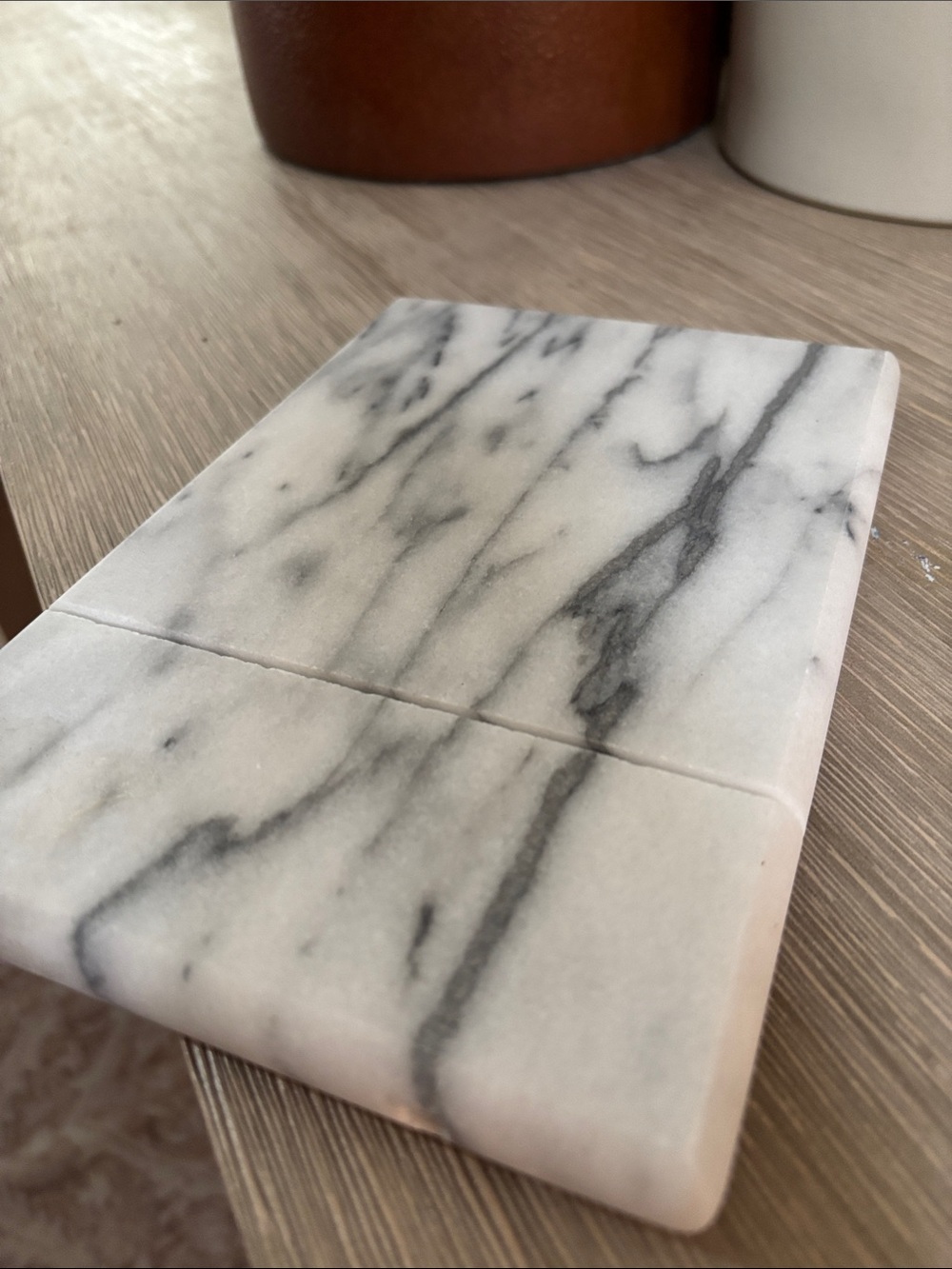 Crate&Barrel French Kitchen Marble Small Cutting Board, never used